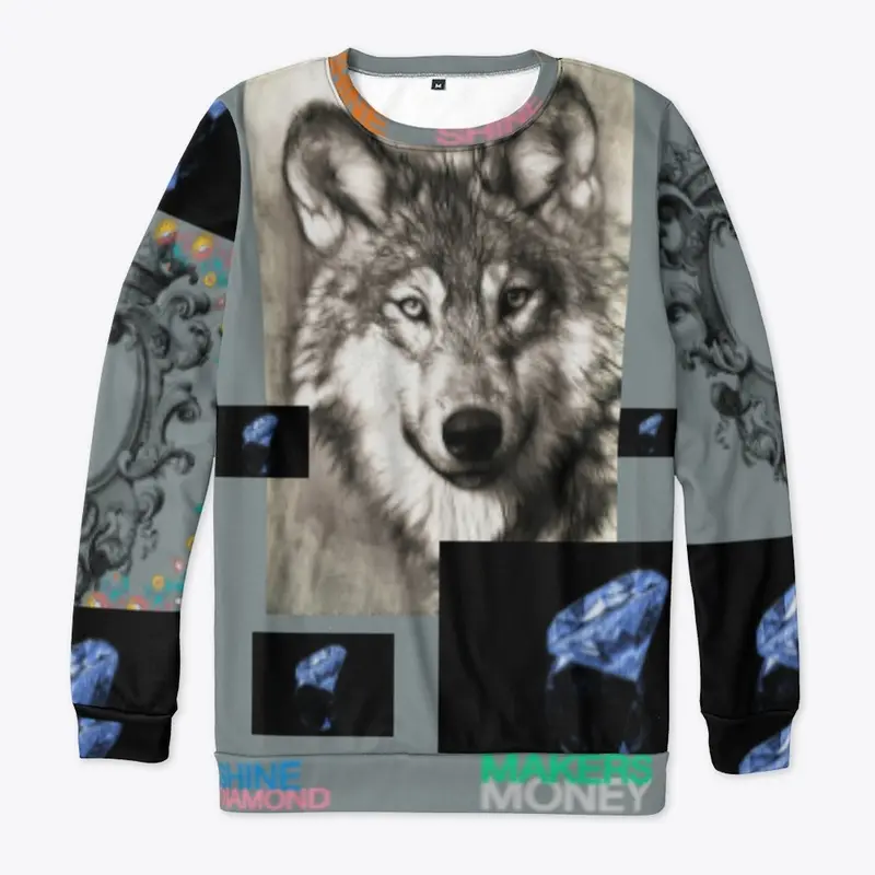 Diamond Shine Money Sweater